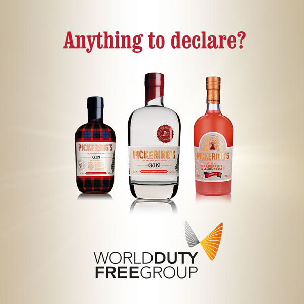 Pickering's Gin now available to buy at World Duty Free!