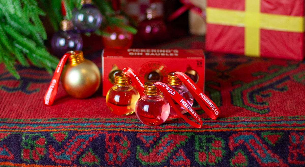Pickering's Gin Baubles are back...but this year with a golden twist!